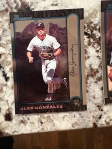 Tarjeta Bowman International Foil 1999 Miami Marlins Alex Gonzalez #201 - Imagen 1 de 1