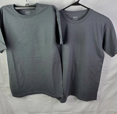 5.11 Camisa Hombre Pequeña Gris Camisetas Tácticas Camiseta Atlética Activa Lote De 2 Foto 1 de 4