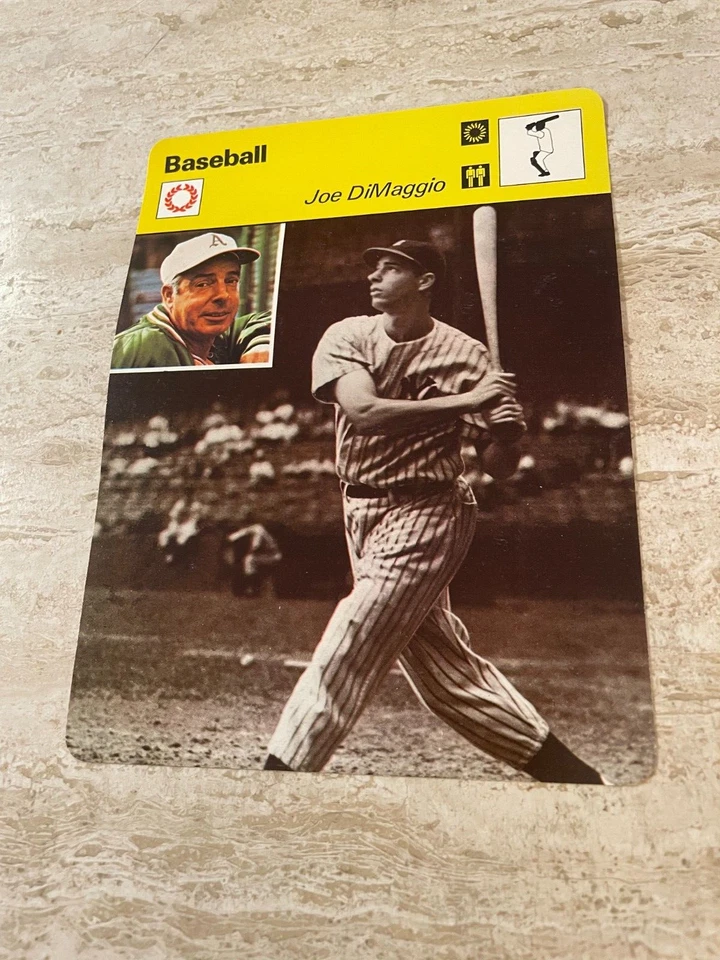 Sportscaster Baseball 1977 #02-08 Joe DiMaggio - Yankees de Nueva York - Salón de la fama - MT Foto 1 de 1