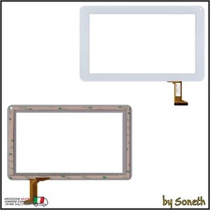 VETRO TOUCH SCREEN PER TAGI S10 BIANCO - Foto 1 di 3