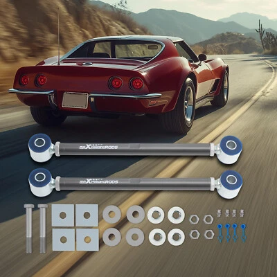 Kit de brazo de control 2x varillas de puntal trasero ajustables para Chevrolet Corvette 1980-1982 Foto 1 de 4