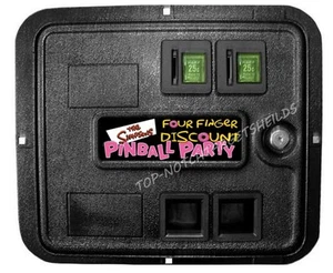 SIMPSONS PINBALL PARTY Pinball COIN DOOR DECAL - Picture 1 of 1