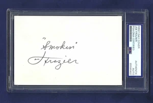Joe Frazier Autographed First Day Cover Postcard Pro Boxing Champion PSA SLAB - Picture 1 of 3