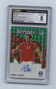 2021 PANINI SELECT MOSIAC, #SM-MJ MARC JANKO, GREEN, CGC GRADE 8, SCRIPTS - Bild 1 von 4