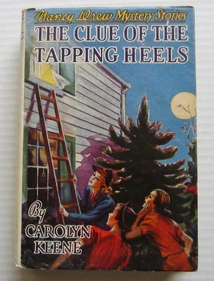 Nancy Drew #16 Clue of the TAPPING HEELS Vintage Carolyn Keene 1944A-14 HBDJ - Image 1 of 4