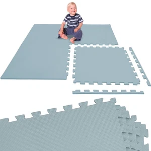4 Teile Spielmatte Kinder Puzzlematte 50x50 Krabbelmatte Bodenmatte Kinderzimmer - Bild 1 von 11