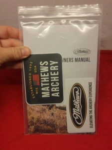 Promo Kit Mathews Mission Bogenschießen Sicherheit Bedienungsanleitung mit Aufklebern Bogen  - Bild 1 von 5