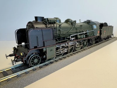 REE MB-053 SOUND - Locomotive à vapeur 141 F 309 SNCF ANNEMASSE ép.III fumée HO - Photo 1/4