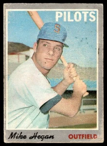1970 Topps Mike Hegan Vintage Baseball Seattle Pilots #111 - Picture 1 of 2