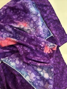 Schöner Roundy Bay lila Badeanzug Überwurf Schal Halstuch Sarong One Size 36 x 44 - Bild 1 von 5
