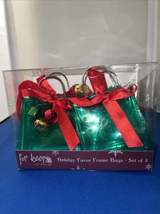 Vintage Urlaub Gastgeschenk Rahmentüten 4er Set Party Gastgeschenke oder für kleine Geschenke  - Bild 1 von 6