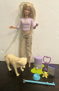 Barbie & Tanner Pooping Dog Doll Playset Forever Pet Shop - Picture 1 of 6