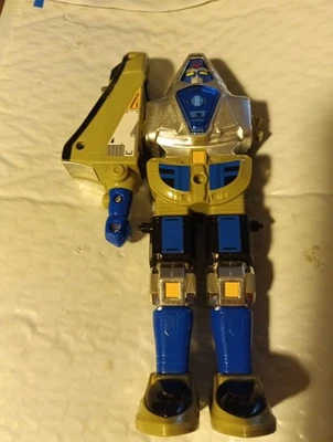 Vintage 2000 Bandi  Power Rangers Lost Galaxy Blue Time Force Megazord  - Image 1 of 4