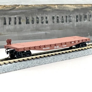 Micro-Trains 45160 Western Maryland 50ft Fishbelly Side Flat Car WM 2551 N Scale - Picture 1 of 10