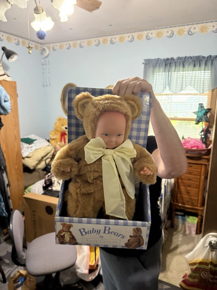 BABY BEARS de ANNE GEDDES 15" Muñeca en Disfraz de Oso de Peluche  Foto 1 de 1