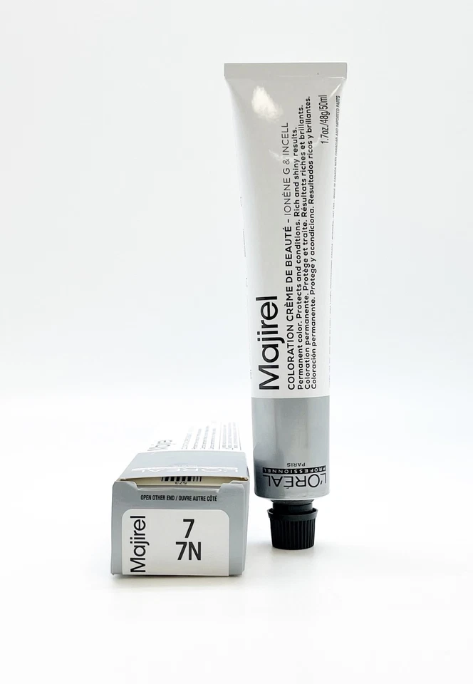 L'oreal Majirel Permanent Hair Color 7 7n Ionene Incell 1 Tube