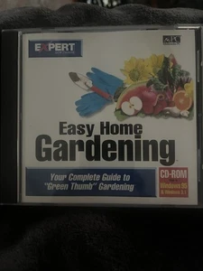 Vintage 1995 Expert Easy Home Gardening CD ROM  - Picture 1 of 4