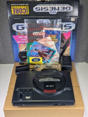 Sega Genesis Model 1 Console The Core System In Box Tested Working No Controller - Image 1 of 4
