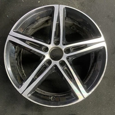 Mercedes-benz Machined Black A-class OEM Wheel 18” 177 2019-2022 Original 85725 - Image 1 of 4