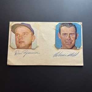 Don Zimmer Signed GPC with Woodie Held Government Postcard GPC - Picture 1 of 2