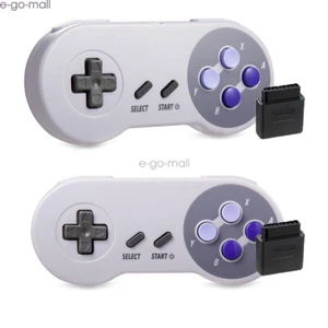 2.4G Wireless SNES Gamepad for Super Nintendo Entertainment System Super Famicom - Picture 1 of 19