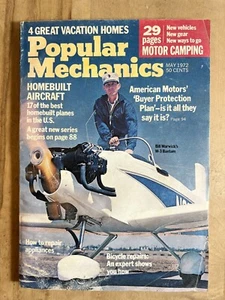 Popular Mechanics MAY 1972 Homebuilt Aircraft Steam powered Minibike RV specials - Picture 1 of 3