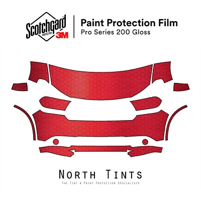 Dodge Durango RT 2014-2017 3M PRO PreCut Paint Protection Film Clear Bra PPF Kit - Image 1 of 4