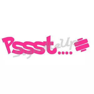 Pssst Air Ride Bagged Truck Car Vinyl Window Decal Sticker - Multiple Sizes! - Picture 1 of 23