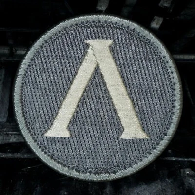 MSM LAMBDA SHIELD SPARTAN MILSPEC MONKEY ACU LIGHT MILITARY TACTICAL HOOK PATCH - Image 1 of 3