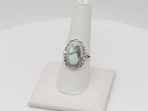 Native American Handmade Sterling Silver & Palomino Turquoise Ring Size 8-1/2 - Picture 1 of 7
