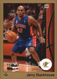 2002-03 UD Authentics Gold #20 Jerry Stackhouse Wizards /250