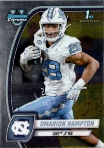 2024 Bowman Chrome U #198 Omarion Hampton 1st Bowman - Bild 1 von 2