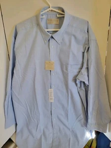 Natural Exchange by Alexander Lloyd Men's 18.5 34/5 Light Blue Oxford Cloth - Picture 1 of 9