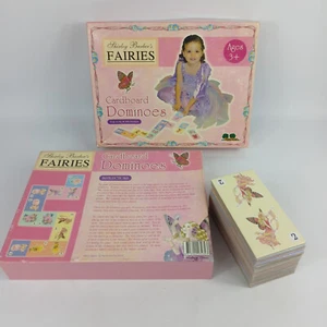 Shirley Barber Fairies Cardboard Dominoes Game 28 Dominoes 2005 COMPLETE - Picture 1 of 9