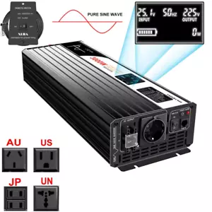 Pure Sine Wave Inverter 48v DC to 220v AC, 3000W (6000W Surge), Europe socket - Picture 1 of 6