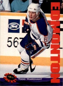 1994-95 Classic Hockey Todd Marchant Edmonton Oilers #88