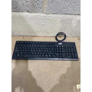 E5XKB5301 Full Size Keyboard Black Wired PS/2 104-Keys QWERTY Standard for PC - Picture 1 of 11
