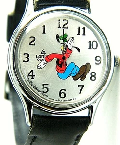 GOOFY - DISNEY WATCH   BACKWARD COUNTER CLOCKWISE LOT 535-BOX 139 - Picture 1 of 12
