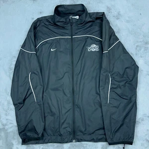 Cleveland Cavaliers Jacket Mens Large Black Nike Storm Fit Lightweight Full Zip - Picture 1 of 7