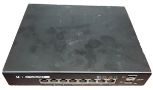 Ubiquiti EdgeSwitch 8-Port Managed PoE+ Gigabit Switch with SFP 150W #73 - Photo 1/4