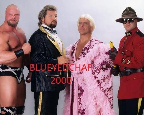 WARLORD-DiBIASE-RIC FLAIR & THE MOUNTIE WRESTLER 8 X 10 WRESTLING PHOTO  WWF - Image 1 of 1