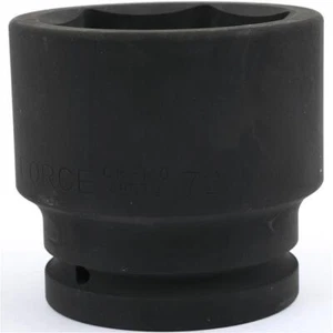 Force 72mm x 1" Drive Metric 6 Point Impact Socket - 48572 - Bild 1 von 5