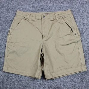 Duluth Cargo Shorts Men's 36 (38) Beige Flex Fire Hose Stretch Carpenter Utility - Picture 1 of 9