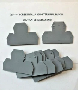Qtà 10 - MORSETTITALIA 43096 MORSETTIERA TERMINALI 72x55x1,5MM - Foto 1 di 3