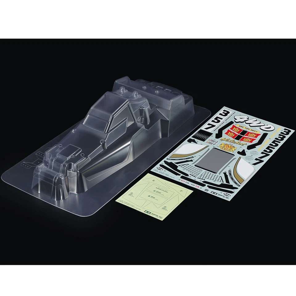 Tamiya 51657 RC Clear Body Set : Comical Hot Shot - Image 1 of 1