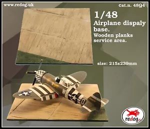 Kit de modelo de avión de aire 1/48 base de exhibición - cubierta de tablones de madera / Q5 - Imagen 1 de 2