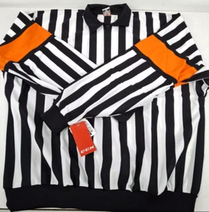 CCM Pro 150 With Orange Arm Bands Referee Jerseys-Size 58 - Picture 1 of 3