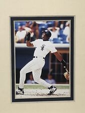 1995 Frank Thomas Chicago White Sox Matted Lithograph Art Print