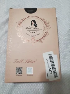 Extensiones de cabello con clip completo Remy 12 pulgadas 10 marrón/16 HL - Imagen 1 de 6