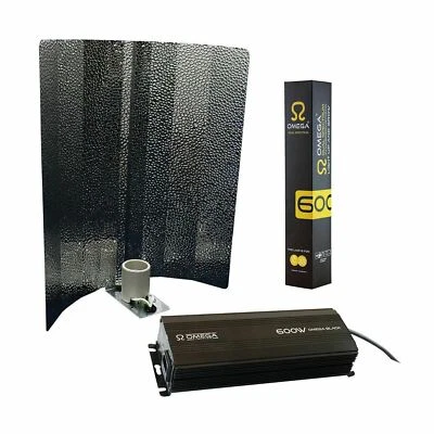 Kit Luce Coltivazione 600w Idroponica Alimentatore Lampadina Riflettore Digitale Dimmerabile HPS Dual